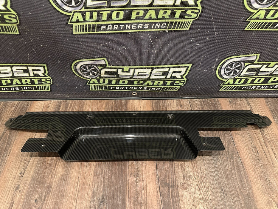 2014 AUDI R8 CARBON FIBER ENGINE BAY SET OEM (4 PC) INTAKE COVERS & SIDE PANELS