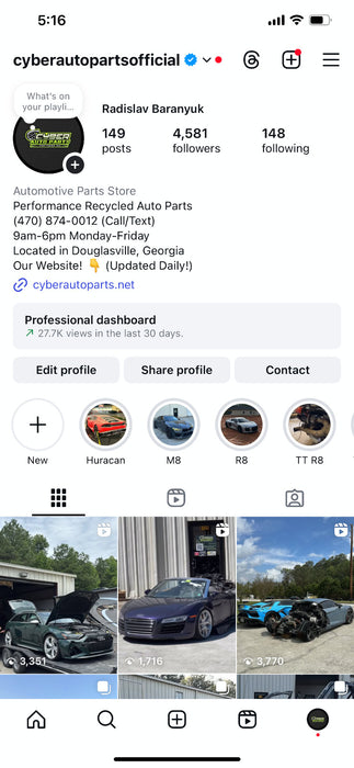 2017-2019 FORD F250 F350 F450 REAR VIEW MIRROR OEM