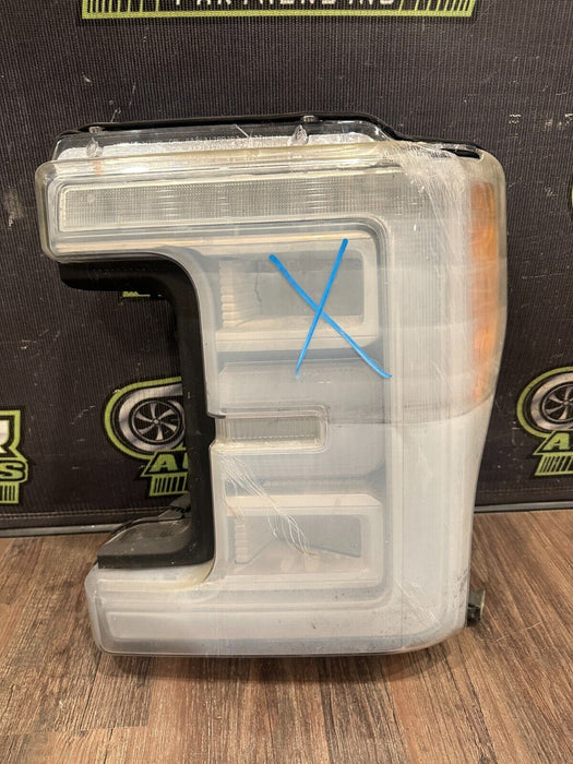 2017-2019 FORD F250 F350 F450 LEFT LED HEADLIGHT OEM *DAMAGED/READ*