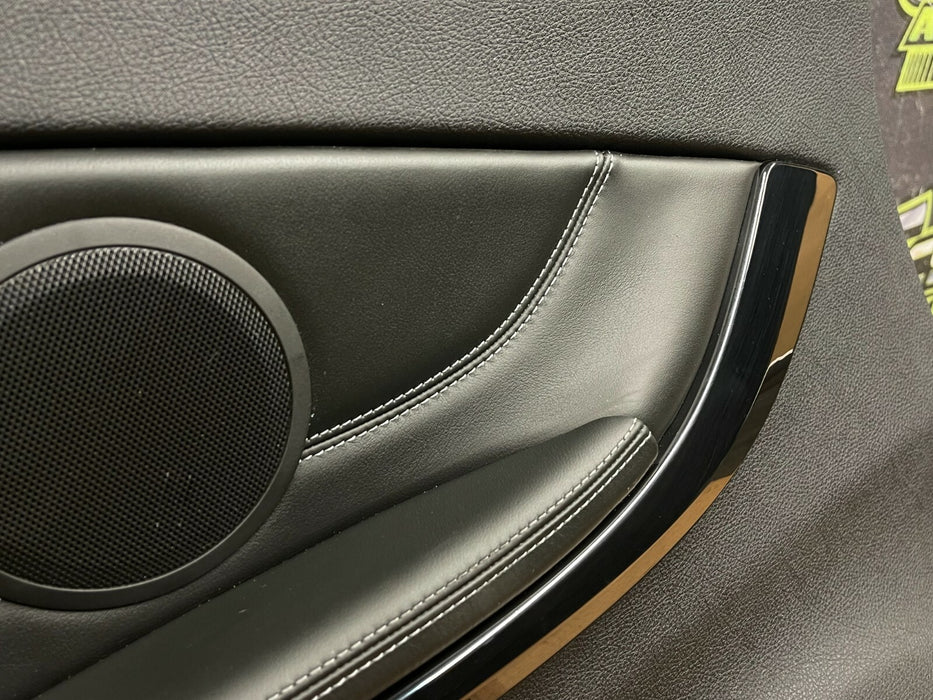 2015 BMW M4 F82 REAR SIDE QUARTER PANEL BLACK LEATHER TRIMS OEM 2016 2017 2018