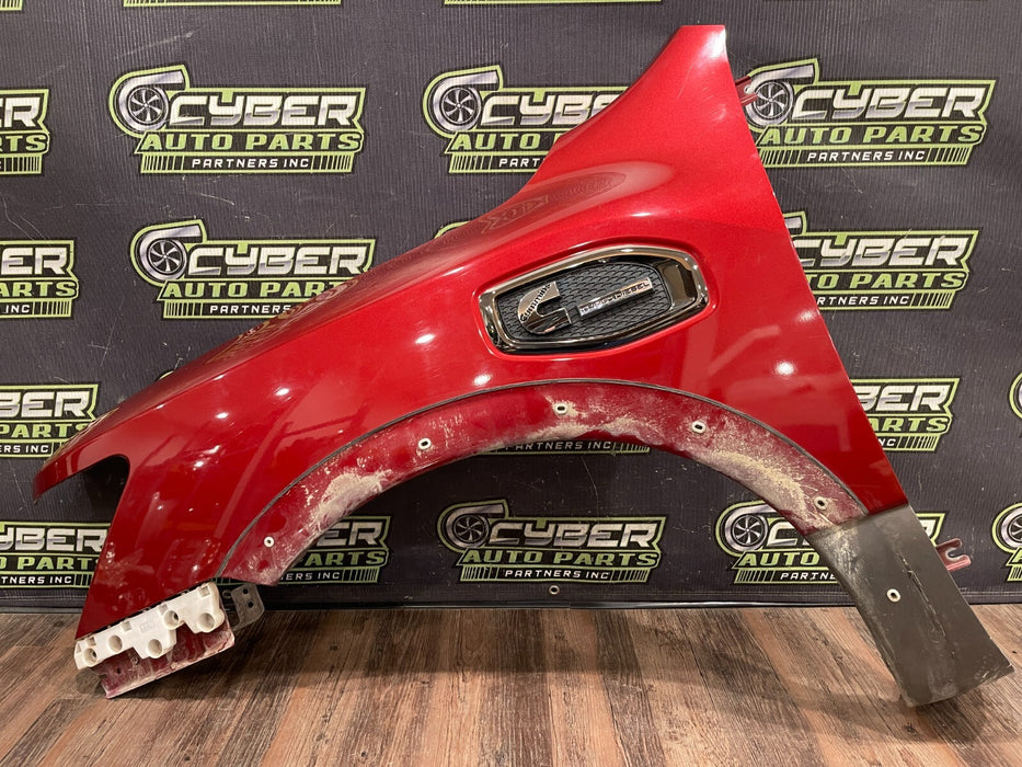 2016 NISSAN TITAN XD DRIVER LEFT FENDER CUMMINS TURBO DIESEL (NAH) OEM *READ*