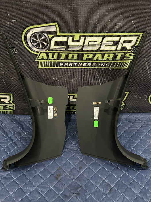 2014 AUDI R8 LEFT RIGHT COWL KICK PANEL TRIMS 423 867 271 423 867 272