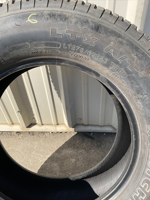 MICHELIN LTX A/T2 LT275/65R20 126/123R TIRE (MANUFACTURE DATE:4516)