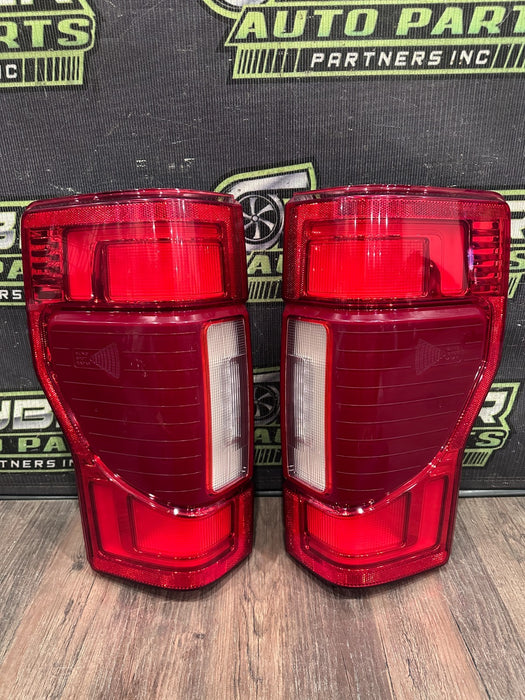 2020-2022 FORD F350 F450 LEFT RIGHT LED TAIL LIGHT PAIR WITH BLISS MODULE OEM