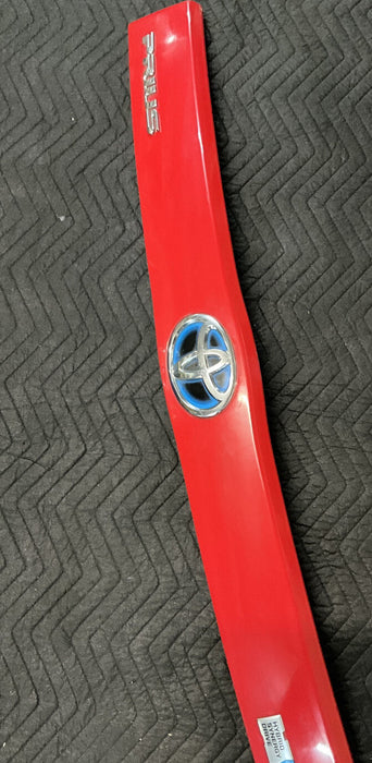2014 TOYOTA PRIUS REAR TAILGATE PANEL TRIM W/TRUNK BUTTON OEM