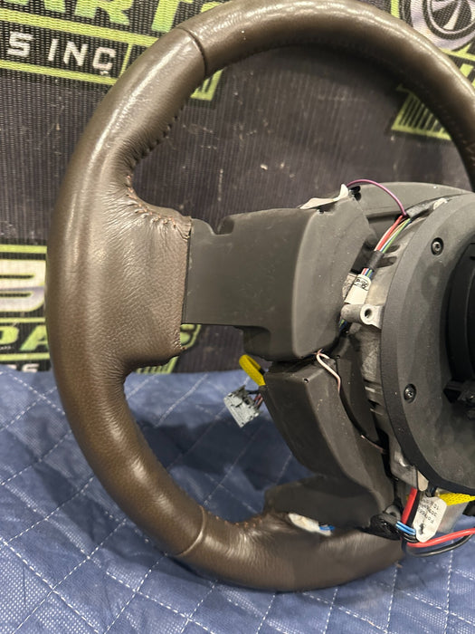 2018 FORD F250 KING RANCH STEERING WHEEL ASSEMBLY OEM ~ADAPTIVE FAULT~ 2017 2018