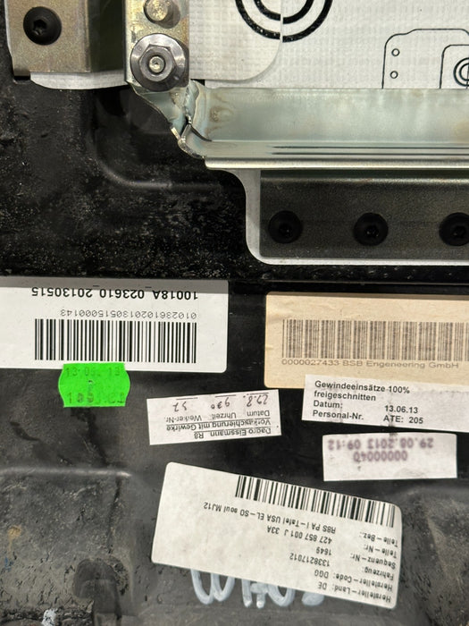 2014 AUDI R8 SPYDER DASHBOARD DASH PANEL OEM 423 857 001 J *READ*