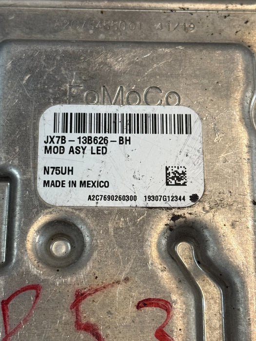 2020-22 FORD F250 F350 F450 HEADLIGHT MODULE LED OEM JX7B-13B626 *CORROSION*