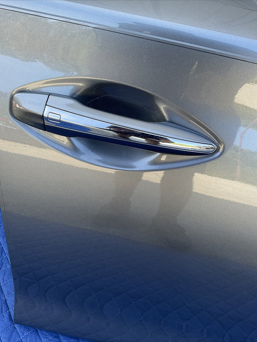 2014-2017 INFINITI Q50 RED SPORT FRONT PASSENGER RIGHT DOOR GREY METALLIC~DENT~