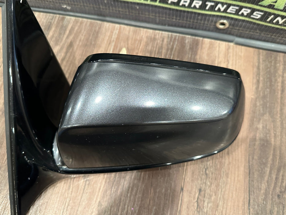 2011 BMW 550i F10 5 SERIES LEFT DOOR MIRROR GRAPHITE METALLIC (A90) *PAINT/READ