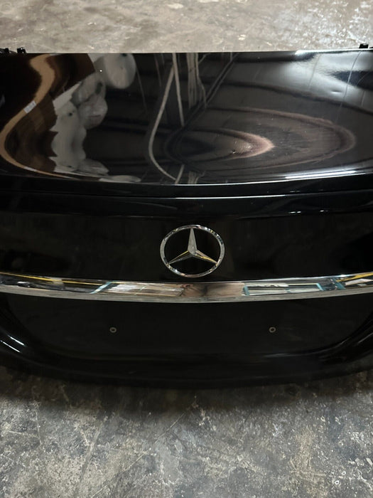 2015 MERCEDES-BENZ C63S AMG REAR TRUNK DECK LID OEM OBSIDIAN BLACK METAL 197