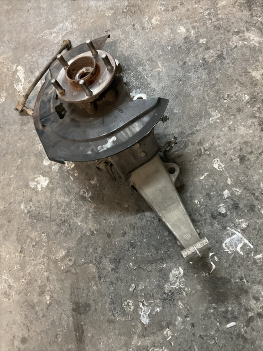 2014 INFINITI Q50 OEM SPINDLE W/ BRAKE LINE FRONT LH