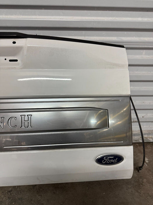 2020 2022 FORD F250 F350 F450 PLATINUM STAR WHITE TAILGATE TAILGATE OEM ~DAMAGE~