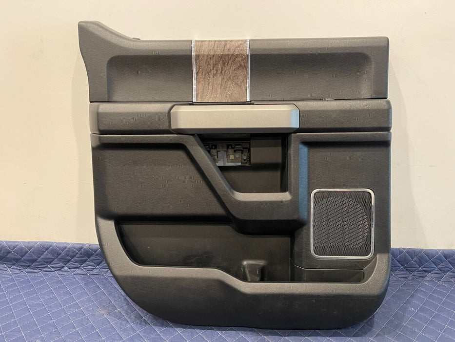 2017-2019 FORD F250 F350  BLACK REAR DRIVER LEFT DOOR PANEL OEM SCRATCHES