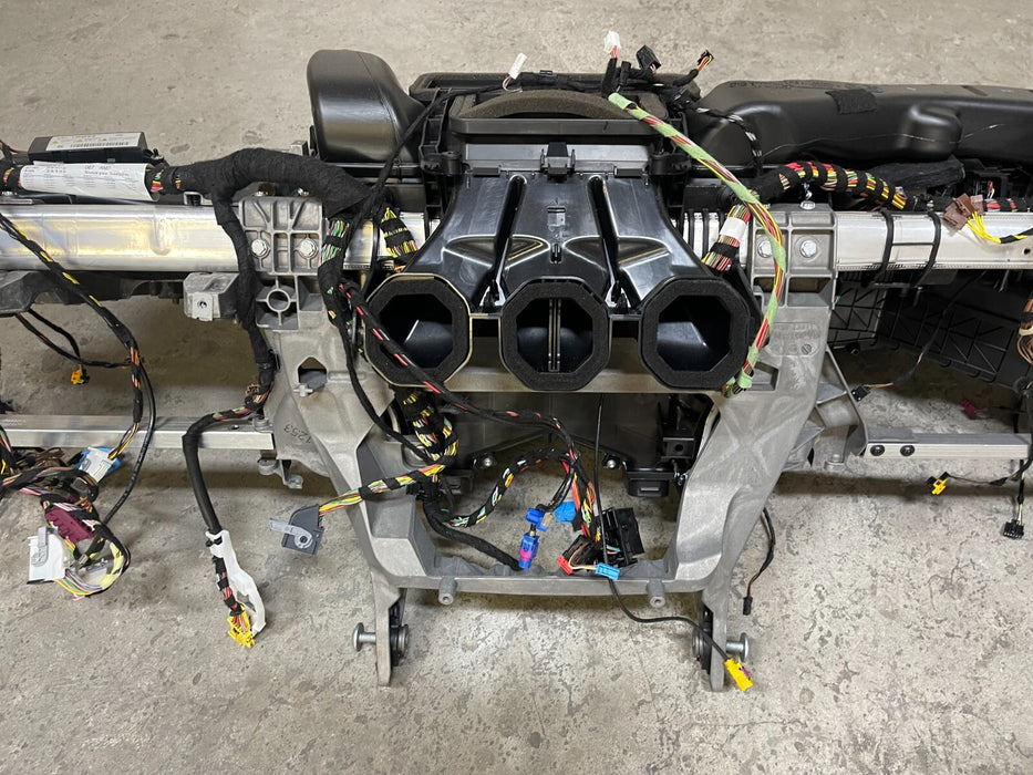 2017 MERCEDES-BENZ C63 AMG C205 COUPE DASHBOARD FRAME W/ WIRING HARNESSES OEM
