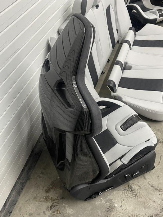2024 BMW M3 M4 G80 G82 FRONT CARBON BUCKET SEATS REAR SEATS INTERIOR SET OEM