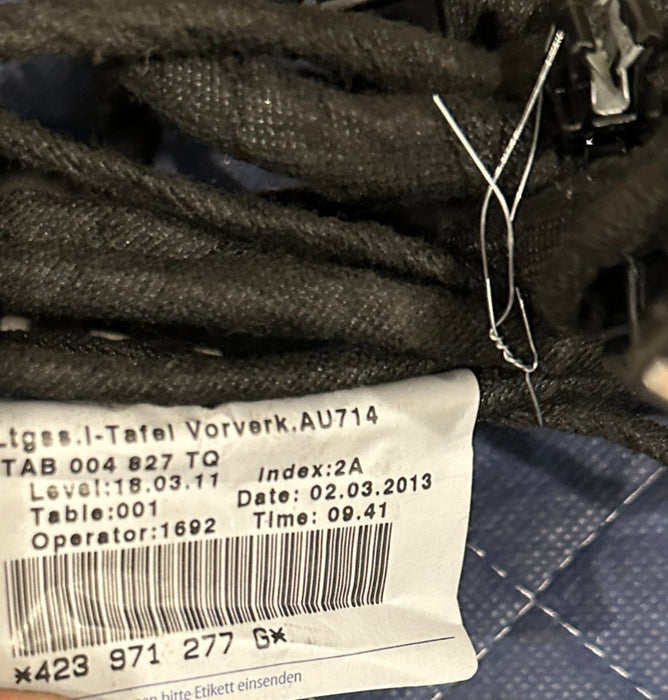 2014 AUDI R8 HVAC HEATER CORE DASH BLOWER MOTOR HOUSING HARNESS 423 971 277 G