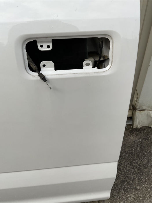 2017-2022 FORD F250 F350 F450 REAR DRIVER DOOR PEARL WHITE (PAINT CODE:UG) OEM