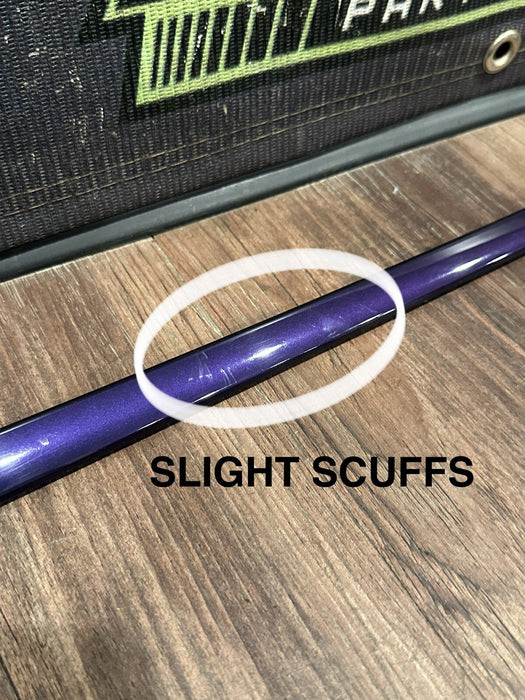 2014 2015 AUDI R8 RIGHT WINDOW BELT MOLDING OEM VELVET PURPLE *FLAWS 5-7*