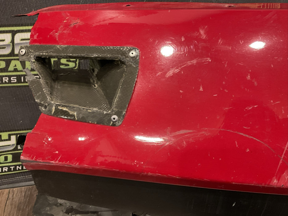 2017 NISSAN 370Z NISMO FRONT BUMPER COVER OEM *DAMAGED*.