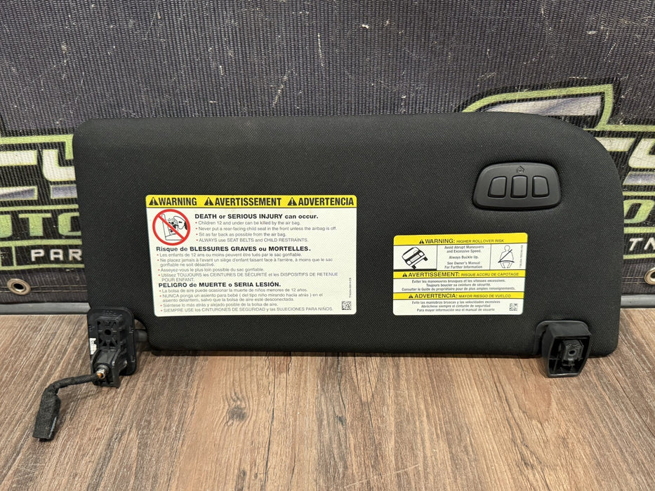 2017-2019 FORD F250 F350 F450 FRONT LEFT RIGHT SUN VISOR PAIR OEM