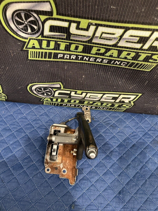 2009-2020 NISSAN 370Z LEATHER EMERGENCY E BRAKE HANDLE LEVER OEM ~MINOR WEAR~