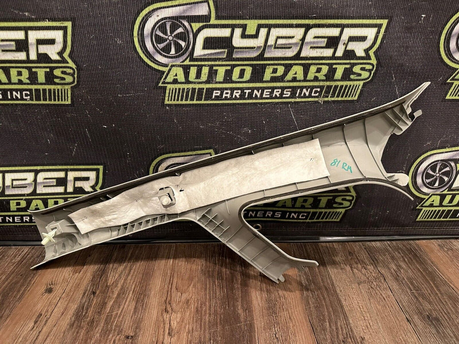 2014 TOYOTA PRIUS V FRONT RIGHT RH GRAY A PILLAR TRIM PANEL OEM 62211-47120