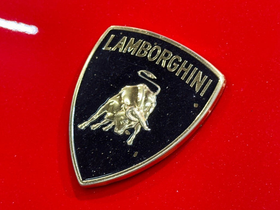 Lamborghini Aventador Huracan Urus Hood Emblem Genuine OEM Badge *WEAR*