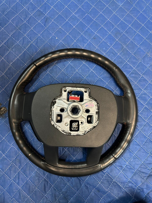 2020-2022 FORD F350 BLACK LEATHER STEERING WHEEL ADAPTIVE CRUISE/ HEATED OEM