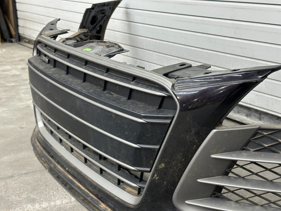 2014 2015 AUDI R8 PLUS FRONT BUMPER COMPLETE ASSEMBLY OEM GENUINE BLACK