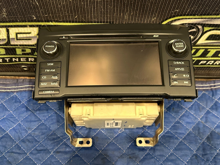 2017 NISSAN TITAN XD SCREEN RADIO RECIEVER HEAD UNIT OEM