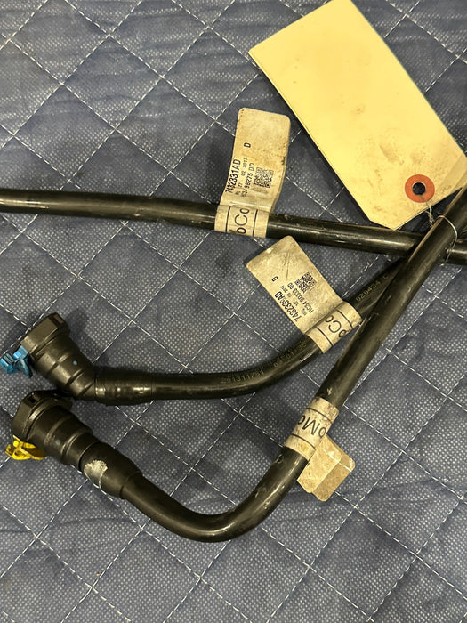 2020 FORD F250 6.7 DIESEL FUEL LINES HOSE TUBES (3PC) 34 GALLON OEM