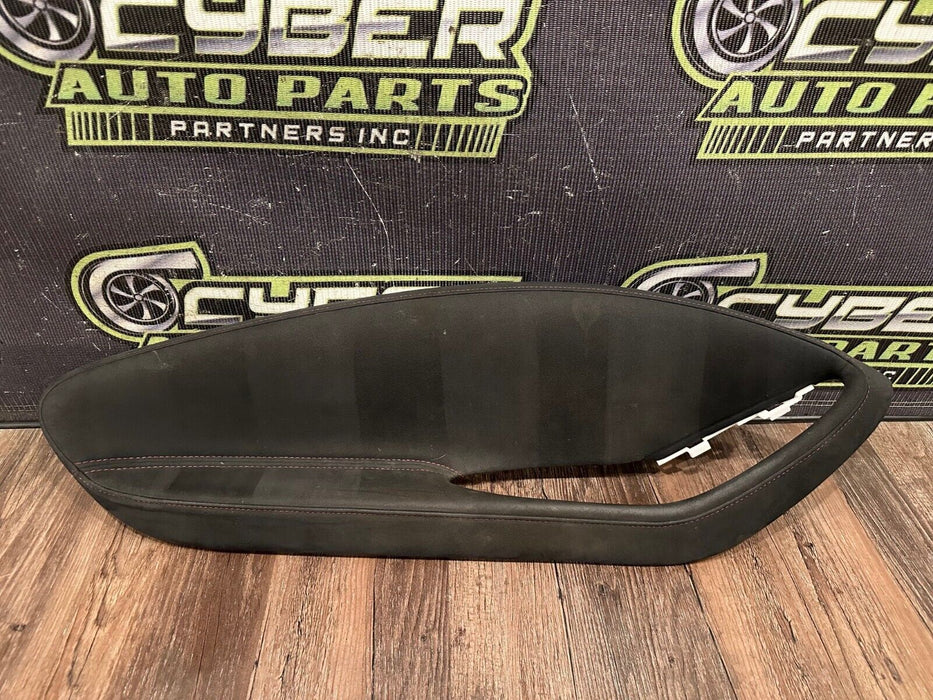 2017 NISSAN 370Z NISMO LEFT ALCANTARA DOOR PANEL CARD ARMREST INSERT OEM (READ)