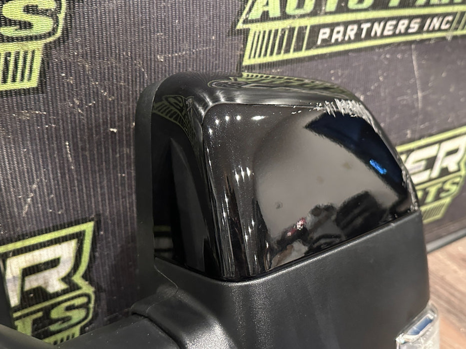 2023-2026 FORD F250 F350 F450 LEFT TOW MIRROR W CAMERA OEM BLK (UM) *FLAWS 6-10*