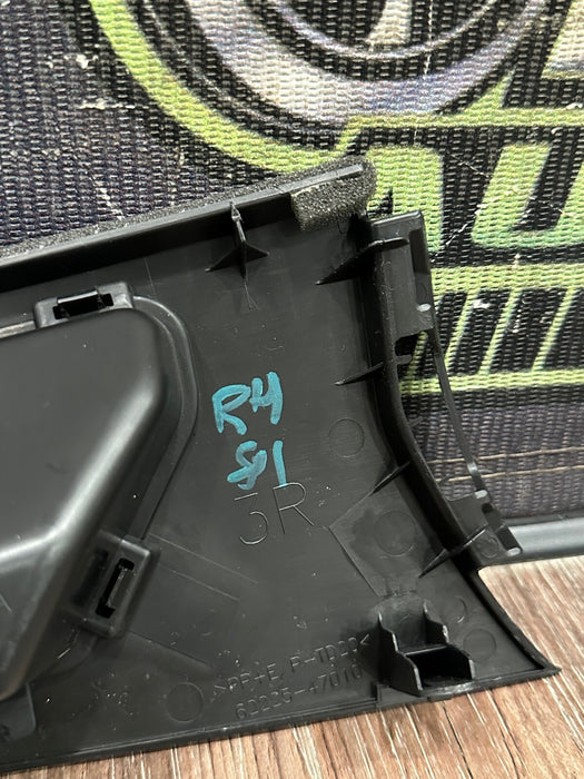 2014 TOYOTA PRIUS V FRONT PASSENGER RIGHT LOWER BODY A PILLAR TRIM PANEL OEM
