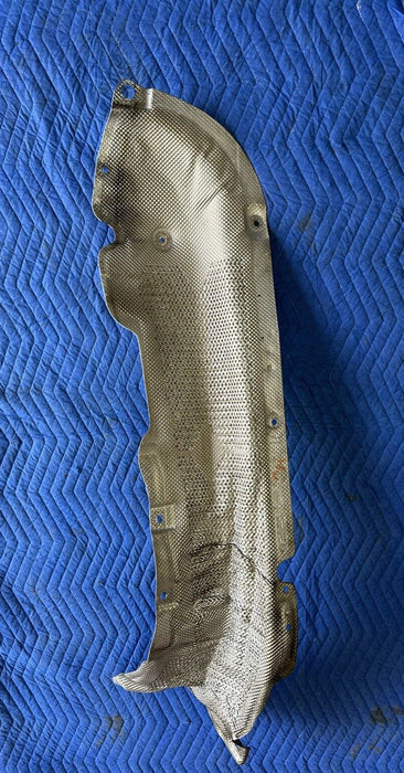2011 BMW 550i F10 5 SERIE FRONT RIGHT SIDE HEAT SHIELD INSULATION COVER OEM