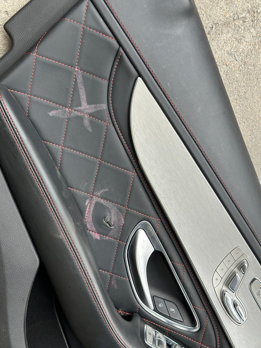 2015 MERCEDES C63S AMG EDITION 1 W205 SEDAN DOOR PANELS FRONT REAR *READ*