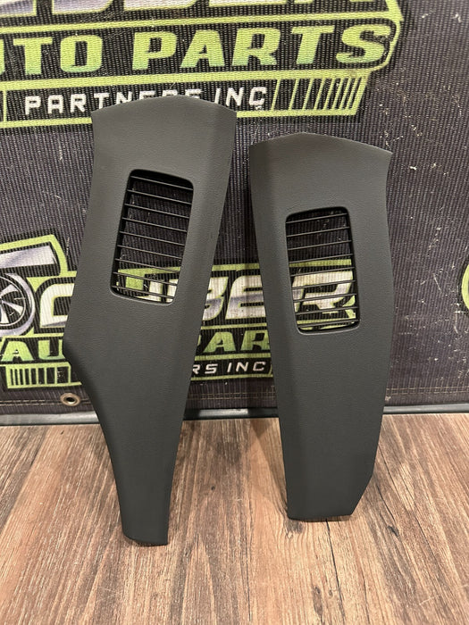 2021 AUDI R8 LEFT & RIGHT DASH DASHBOARD END CAP TRIM OEM