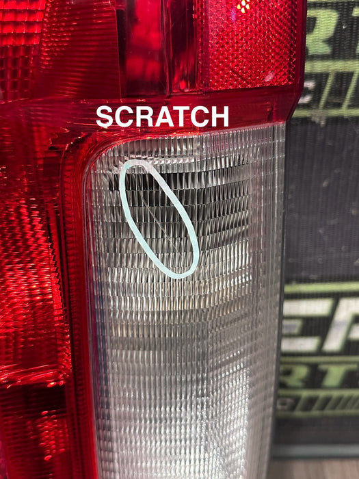 2017-19 FORD F250 F350 F450 DRIVER LEFT HALOGEN TAIL LIGHT OEM *FLAWS 3-4*