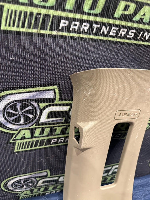 2017-2019 FORD F250 F350 F450 LARIAT LEFT DRIVER UPPER B PILLAR OEM ~SCRATCHES~