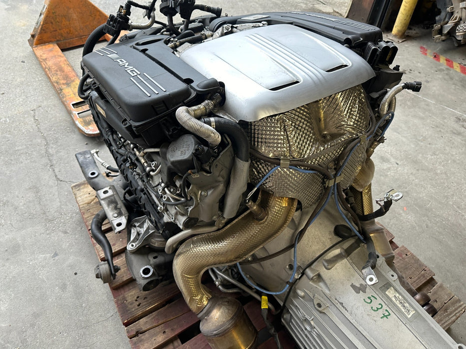 2015 MERCEDES C63S AMG EDITION 1 W205 4.0L V8 ENGINE TRANSMISSION 223K *READ*