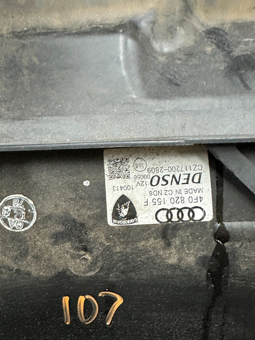 2014 AUDI R8 HVAC CLIMATE CONTROL BLOWER MOTOR BOX DUCT 4F0 820 155 F OEM