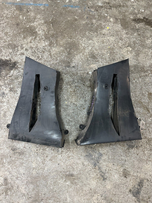 2014 AUDI R8 V10 TRANSMISSION OIL COOLER AIR DUCT PAIR OEM 420117335 420 117 335