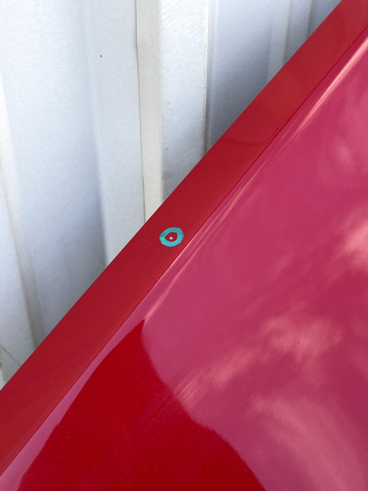 2017 NISSAN 370 NISMO FRONT DRIVER LEFT RED FENDER OEM (A54) *PAINT CHIPS* -READ