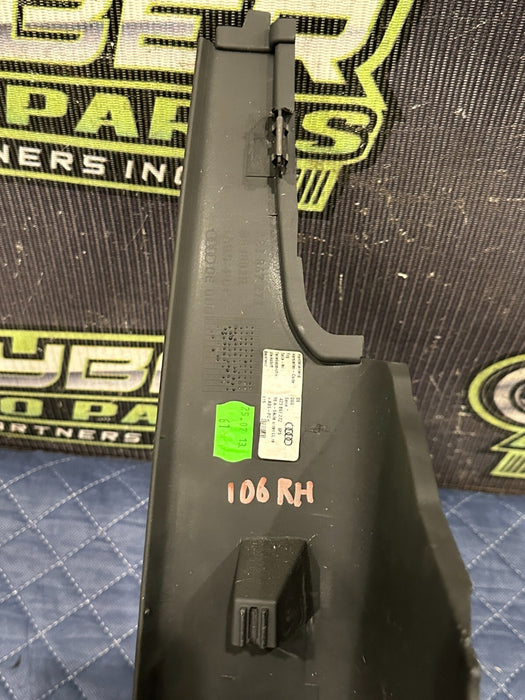 2014 AUDI R8 LEFT RIGHT COWL KICK PANEL TRIMS 423 867 271 423 867 272