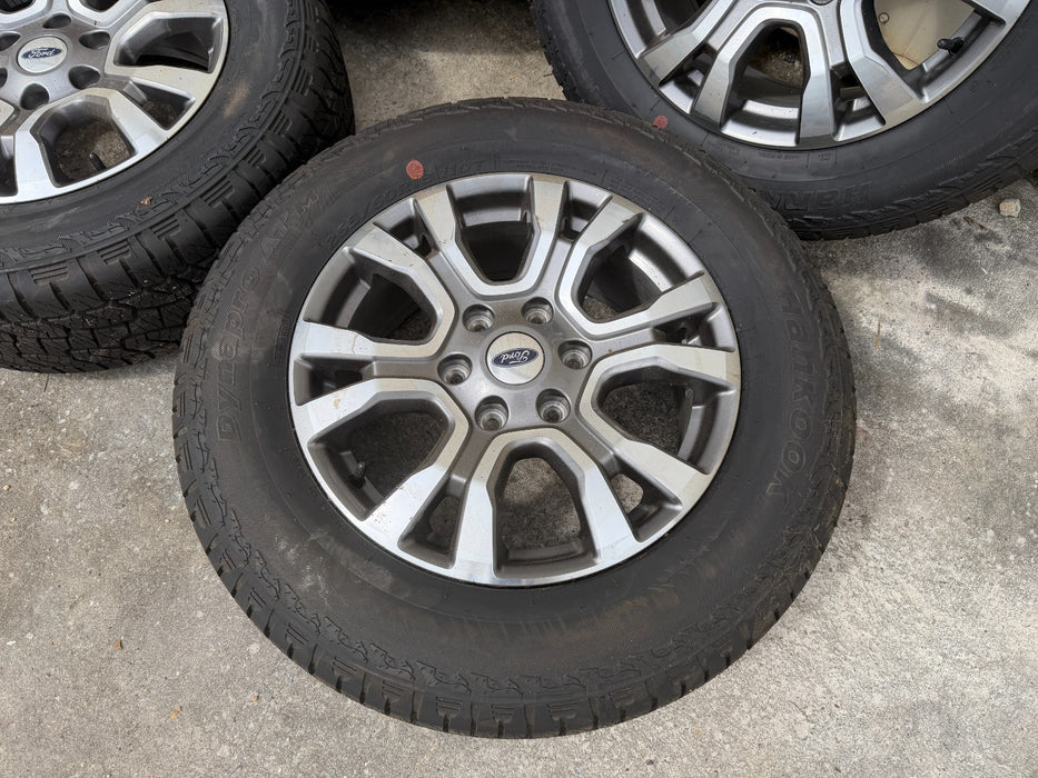*NEW* FORD RANGER TAKE OFF WHEELS RIMS TIRES HANKOOK DYNAPRO ATM 265/60R18
