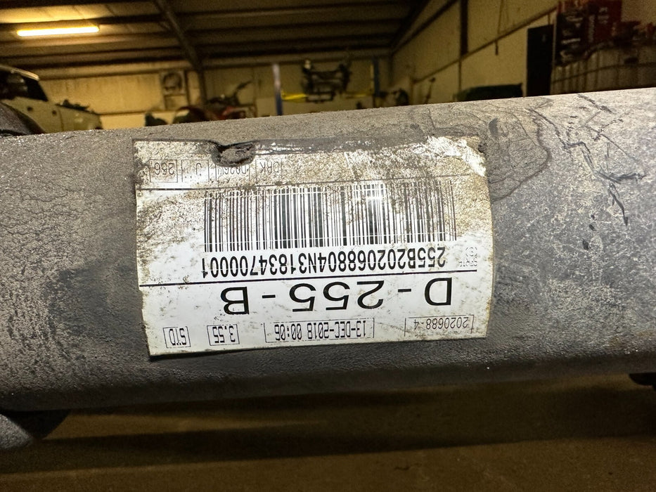 2017-2022 FORD F250 F350 SRW DIESEL FRONT AXLE ASSEMBLY 3.55 (3J) 60K MILES