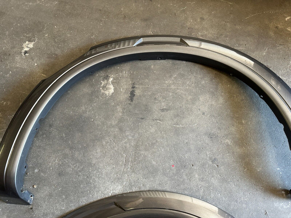 2016 2019 NISSAN TITAN XD PRO-4X FRONT & REAR FENDER FLARE SET OEM 63810 EZ40A