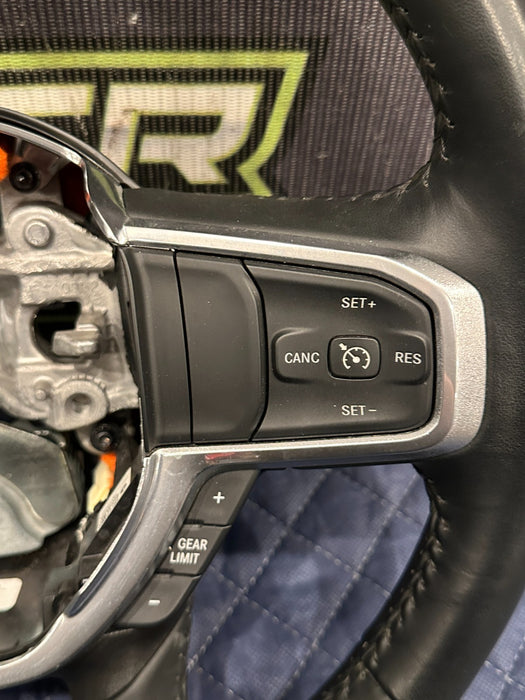 2024 DODGE RAM 3500 LARAMIE LEATHER STEERING WHEEL HEATED OEM *MINOR SPOT #3*