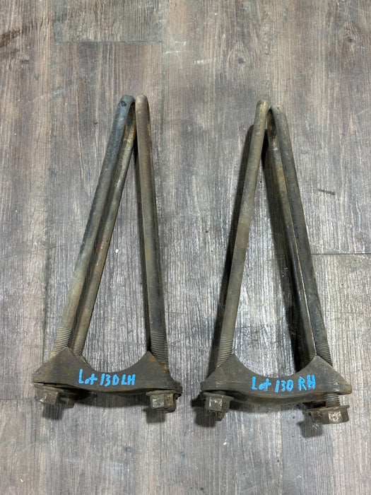 2017-2019 FORD F250 F350 F450 LEFT RIGHT LEAF SPRING U BOLT PAIR OEM